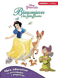 CUADERNO DE COLOREAR BLANCANIEVES C/ PEGATINAS ( DESC. )
