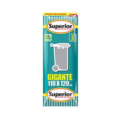 BOLSA BASURA SUPERIOR 110 x 120 (5 unidades)