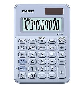 CALCULADORA CASIO DE ESCRITORIO 10 DIGITOS MS-7UC-LB