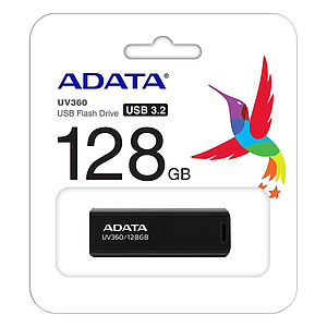 PENDRIVE ADATA 128 GB UV360 NEGRO USB 3.2