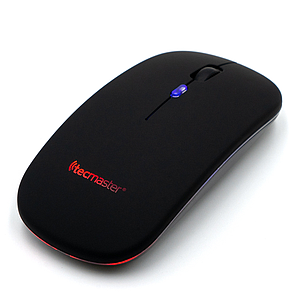 MOUSE DUAL TECMASTER INALAMBRICO Y BT V5.0 RECARGABLE NEGRO