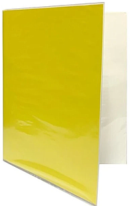 CARPETA PLASTIFICADA C/ACCO CLIP COLOR AMARILLO ( CO ) ( CH )