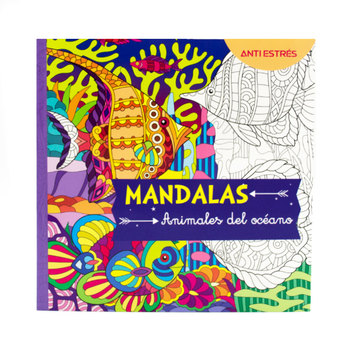 LIBRO MANDALAS ANIMALES DEL OCEANO  JM IMPORT LTBRIJBA020