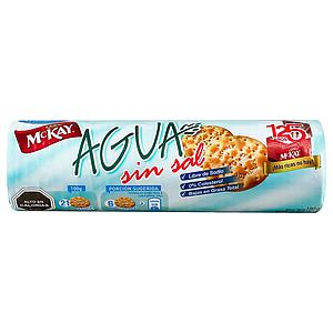 GALLETA MACKAY AGUA SIN SAL 180GRS.