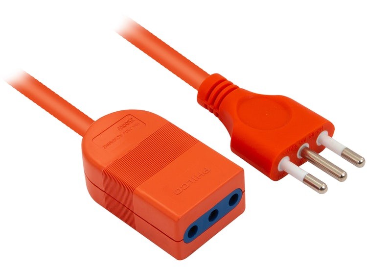 CABLE EXTENSION 10 METROS PHILCO XT49 NARANJO