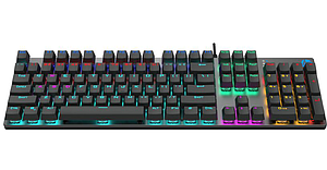 TECLADO MECANICO RBG GK400F BLANCO