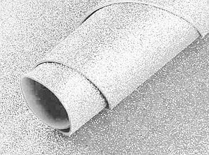 PLIEGO GOMA EVA PROARTE GLITTER 45 X 60CMS. PLATA 