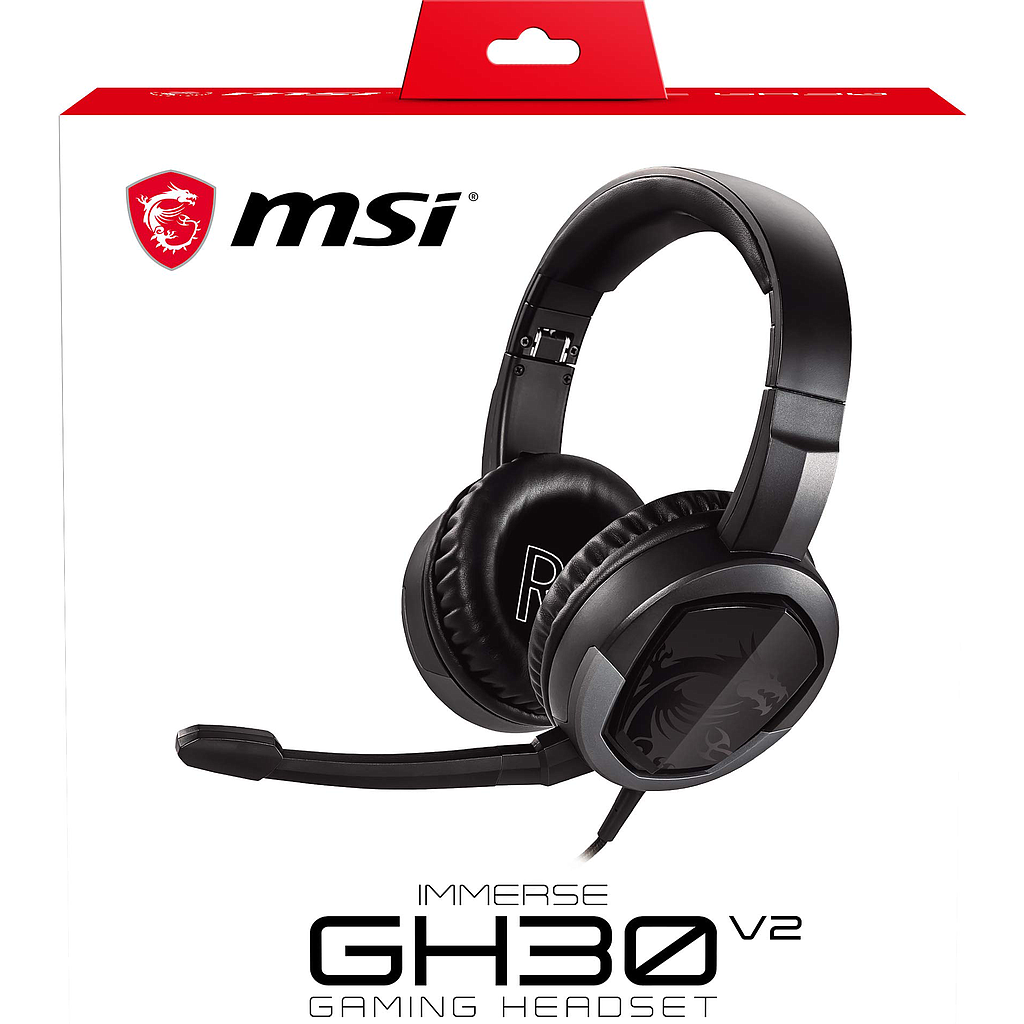 AUDIFONOS MSI GAMING GH30 V2 JACK 3.5MM