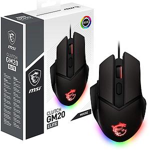 MOUSE GAMING MSI CLUTCH GM20 ELITE 6400DPI 