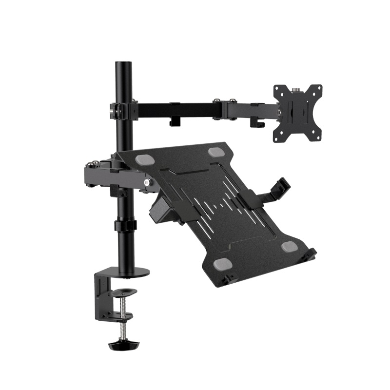 SOPORTE DOBLE MONITOR Y NOTEBOOK KLIP XTREME 13-32" MAX 8KG KMM-301