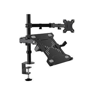 SOPORTE DOBLE MONITOR Y NOTEBOOK KLIP XTREME 13-32" MAX 8KG KMM-301