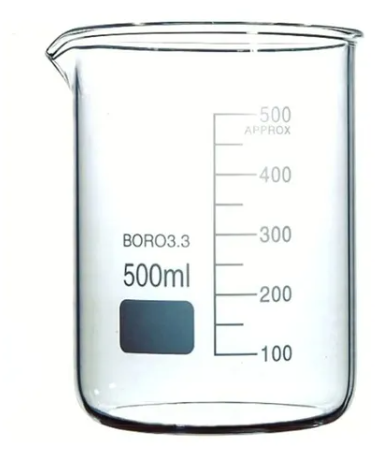 VASO VIDRIO PRECIPITADO GRADUADO 500CC KINDER MIX