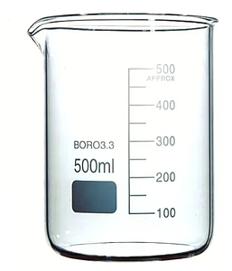 VASO VIDRIO PRECIPITADO GRADUADO 500CC KINDER MIX