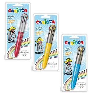 LAPIZ PASTA CARIOCA 10 COLORES 