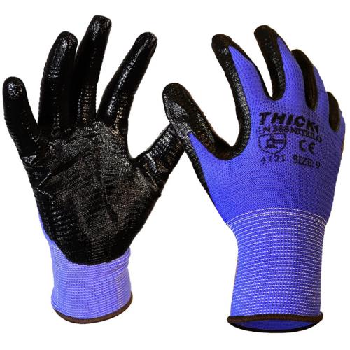 GUANTE THICK NITRILO RUGOSO Talla 9
