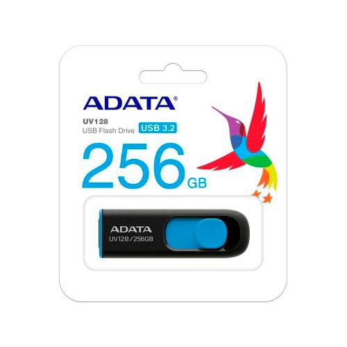 PENDRIVE ADATA 256GB UV128 3.2 NEGRO