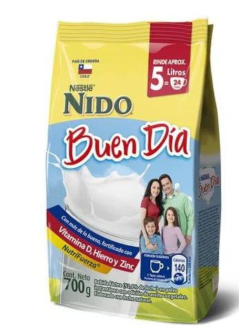 LECHE NIDO BUEN DIA INSTANTANEA 700Grs