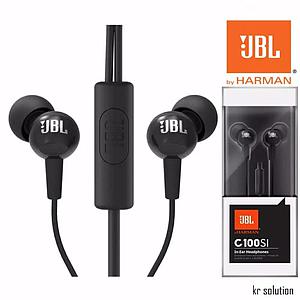 AUDIFONOS JBL C100SI C/MICROFONO NEGRO