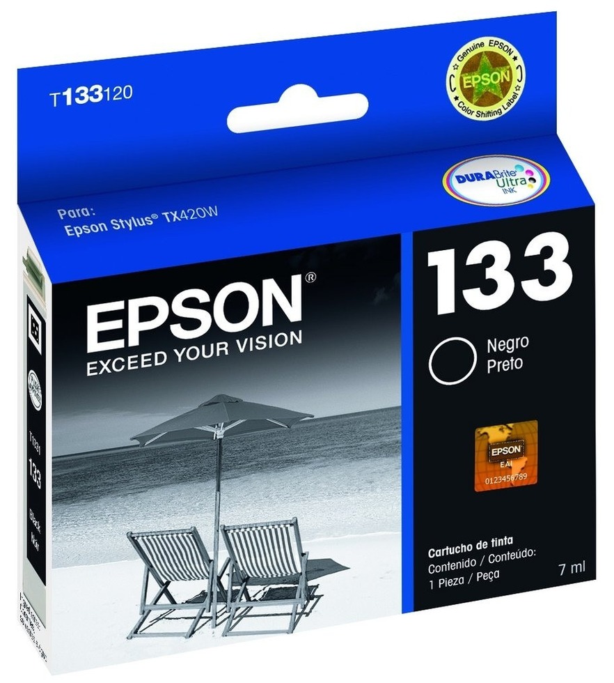 CARTRIDGE EPSON T133120 NEGRO 