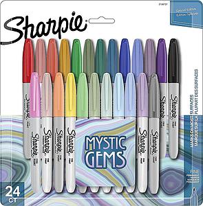 MARCADORES SHARPIE FINO PERMANENTE COLORES MISTICOS 24Unid. (2155616)