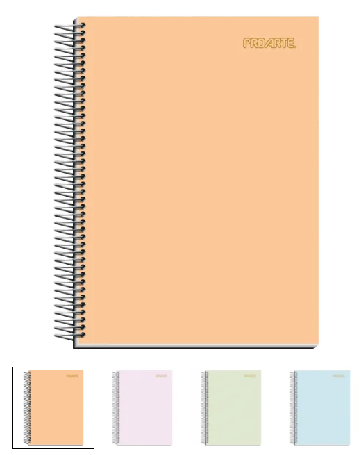 CUADERNO PROARTE CARTA 7mm 150 Hjs SOFT TOUCH PASTEL  C/ESPIRAL