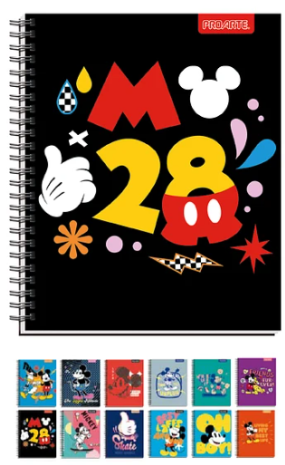 CUADERNO PROARTE UNIV. 7mm 100 Hjs MICKEY JUVENIL 