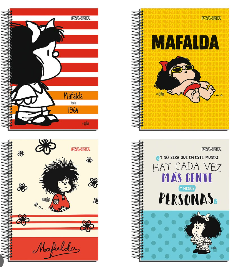 CUADERNO PROARTE OFICIO 7mm 150 Hjs MAFALDA 