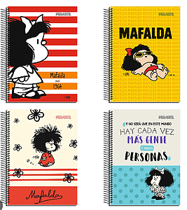 CUADERNO PROARTE OFICIO 7mm 150 Hjs MAFALDA 