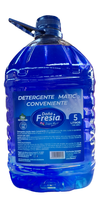 DETERGENTE MATIC DOÑA FRESIA CONV. AZUL 5 LITROS ( CA )