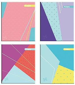 CUADERNO TORRE UNIV. 7mm 120 Hjs TRENDY COLOR  25x20.2Cms