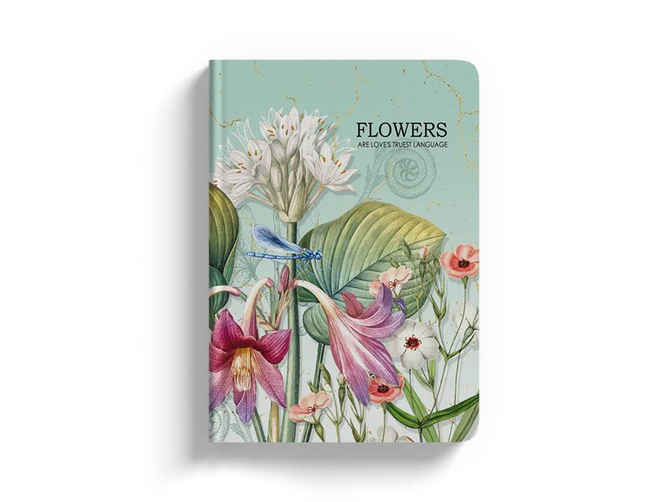 LIBRETA COMPANY FRESH LUXURY FLOWERS 64 HJS. 5MM