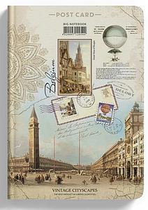 LIBRETA FLEXI MID VINTAGE CITYSCAPES 64 HJS. 5MM