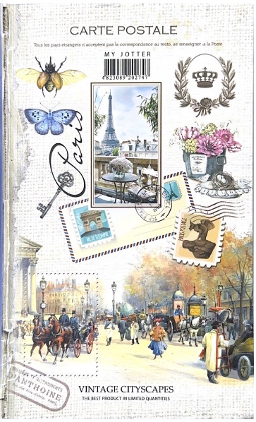 LIBRETA FLEXI MID VINTAGE CITYSCAPES 64 HJS. 5MM