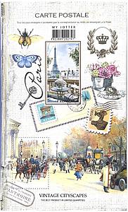 LIBRETA FLEXI MID VINTAGE CITYSCAPES 64 HJS. 5MM