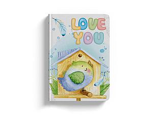 LIBRETA FLEXI MINI LOVE YOU 64 HJS. 5MM