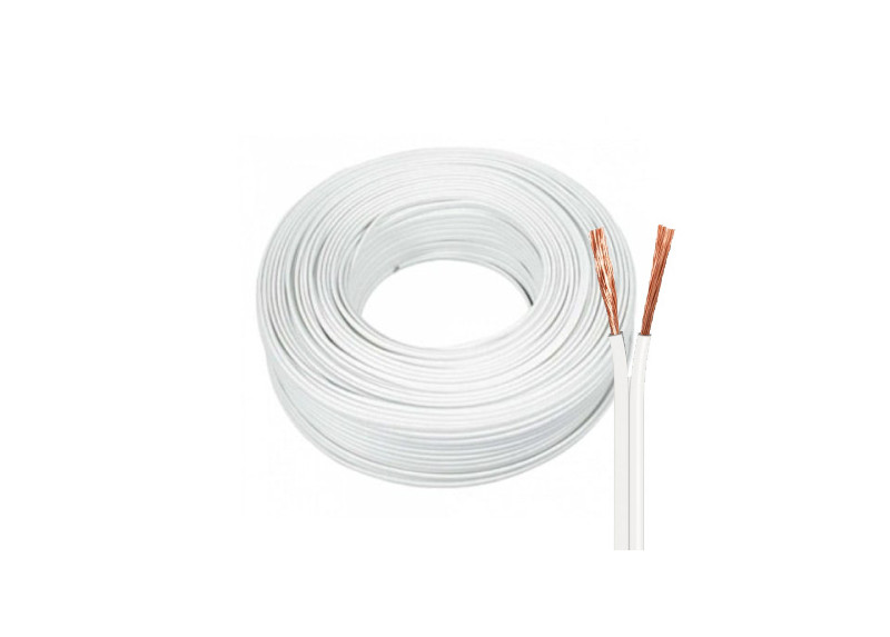 CABLE PARALELO 2X24 AWG BLANCO 100 METROS