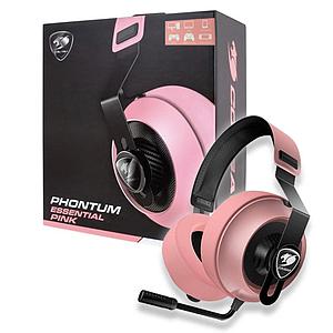 AUDIFONO GAMER COUGAR PHONTUM ESSENTIAL ROSADO