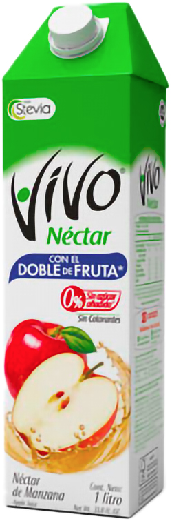 NECTAR VIVO MANZANA 1L