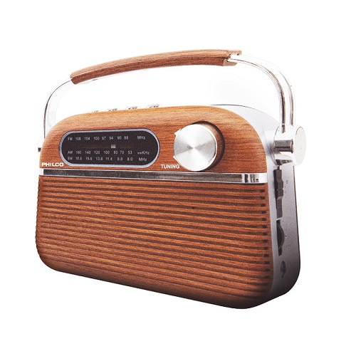 RADIO VINTAGE PHILCO AM/FM/USB/MICRO SD RECARGABLE VT329