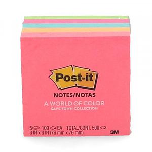 NOTA POST-IT 3M NEON 654