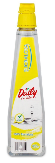 ENDULZANTE LIQUIDO DAILY 100% SUCRALOSA  400ml