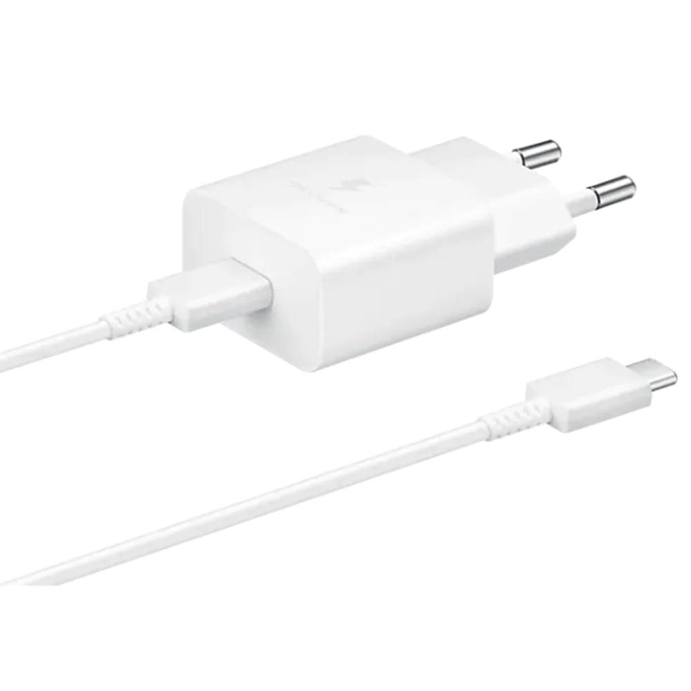 CARGADOR DE CELULAR SAMSUNG T1510 TIPO C A PD 15W BLANCO