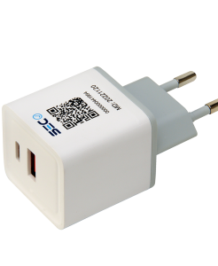 CARGADOR DE CELULAR TECMASTER CARGA RAPIDA 30W TIPO C/USB A TM-200538-WH