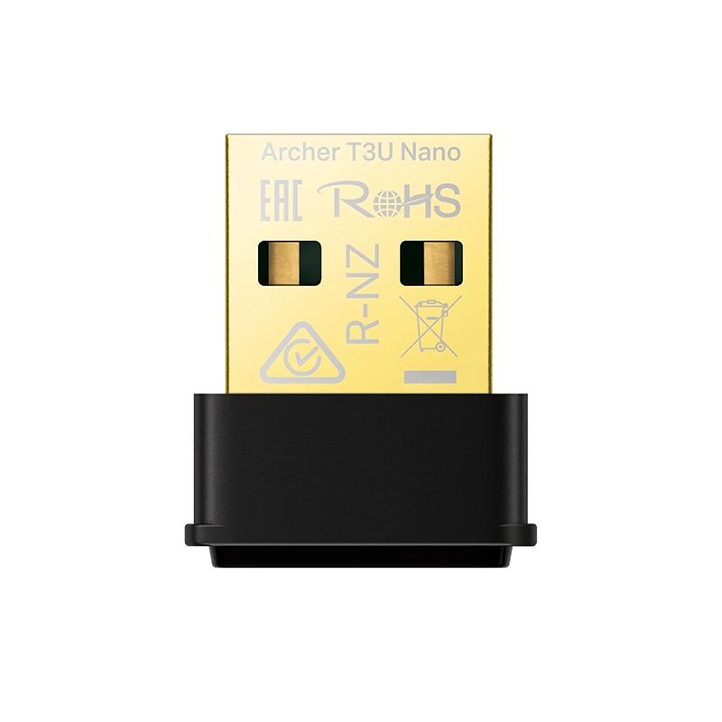 MINI ADAPTADOR  DE RED USB TP-LINK AC1300 DUAL BAND ARCHER T3U NANO
