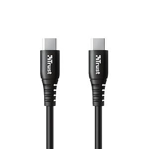 CABLE TRUST USB-C A USB-C TRUST 1 MTS NEGRO 23765
