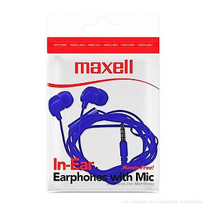 AUDIFONO MAXELL MANOS LIBRES AZUL IN-BAX