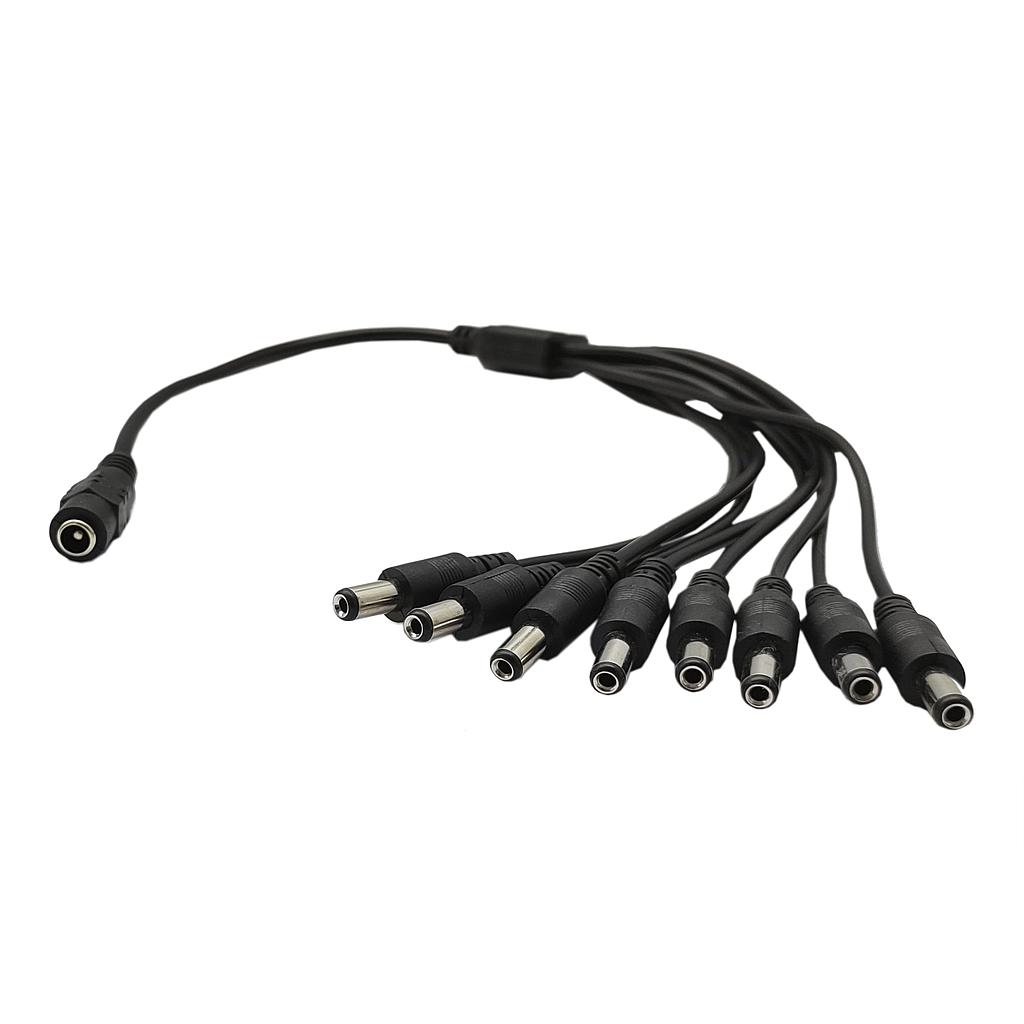 SPLITTER DE PODER 8 CANALES CAMARAS DC1F8M