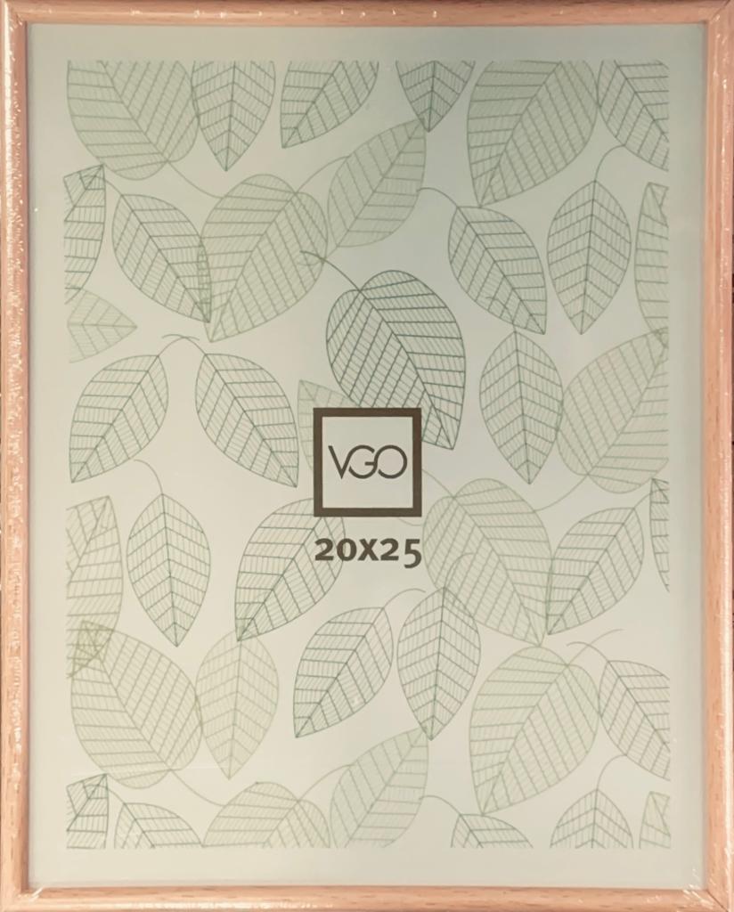 MARCO 20 X 25 VGO PLASTICO SIMIL/MADERA MD.8