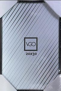 MARCO 20 X 30 VGO MADERA ANCHA BDA.82 NEGRO