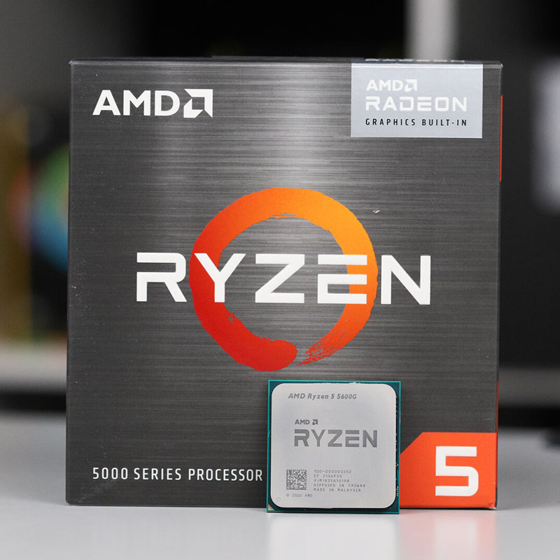 PROCESADOR AMD RYZEN 5 5600G 6CORE, 12 HILOS 4.4GHZ MAX 3.9GHZ/19MB CACHE/AM4